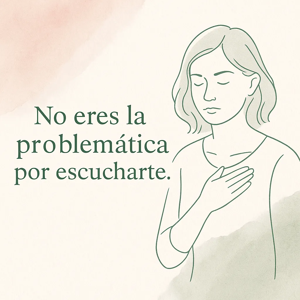 Ilustración emocional de una mujer sintiéndose removida durante la Navidad
