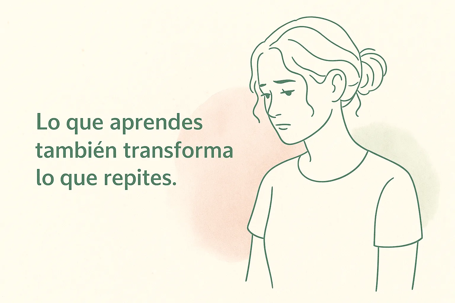 Ilustración emocional sobre cómo romper patrones relacionales