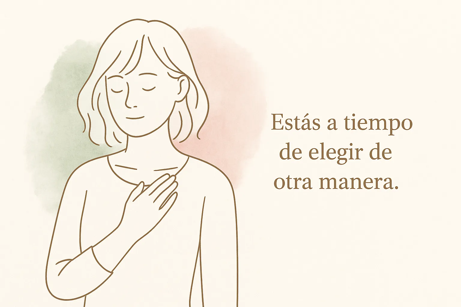 Ilustración emocional sobre patrones que se repiten en las relaciones