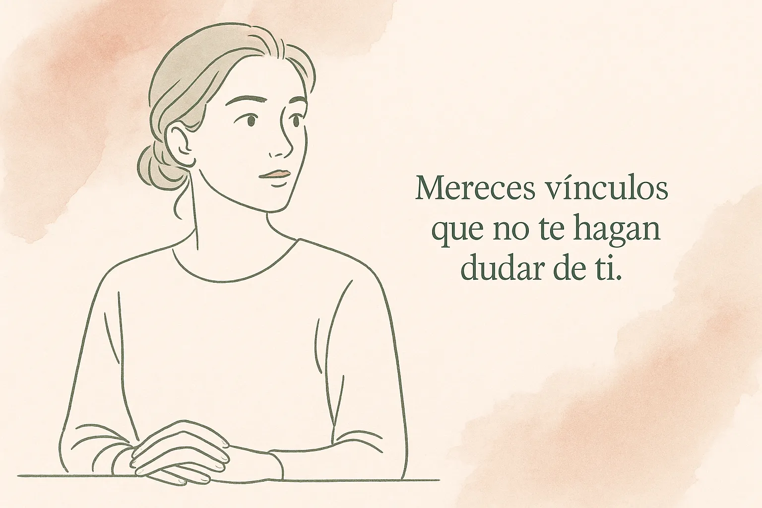 Ilustración emocional que acompaña el cierre del post sobre señales de dependencia emocional