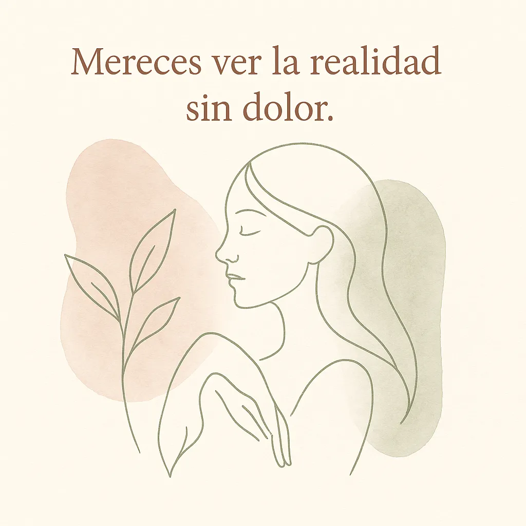 Ilustración emocional sobre dejar de idealizar a quien no te cuida