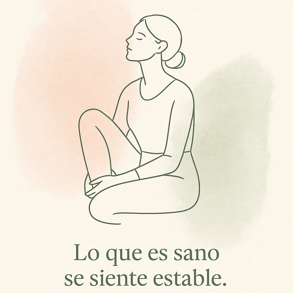 Ilustración emocional sobre el cierre de relaciones seguras