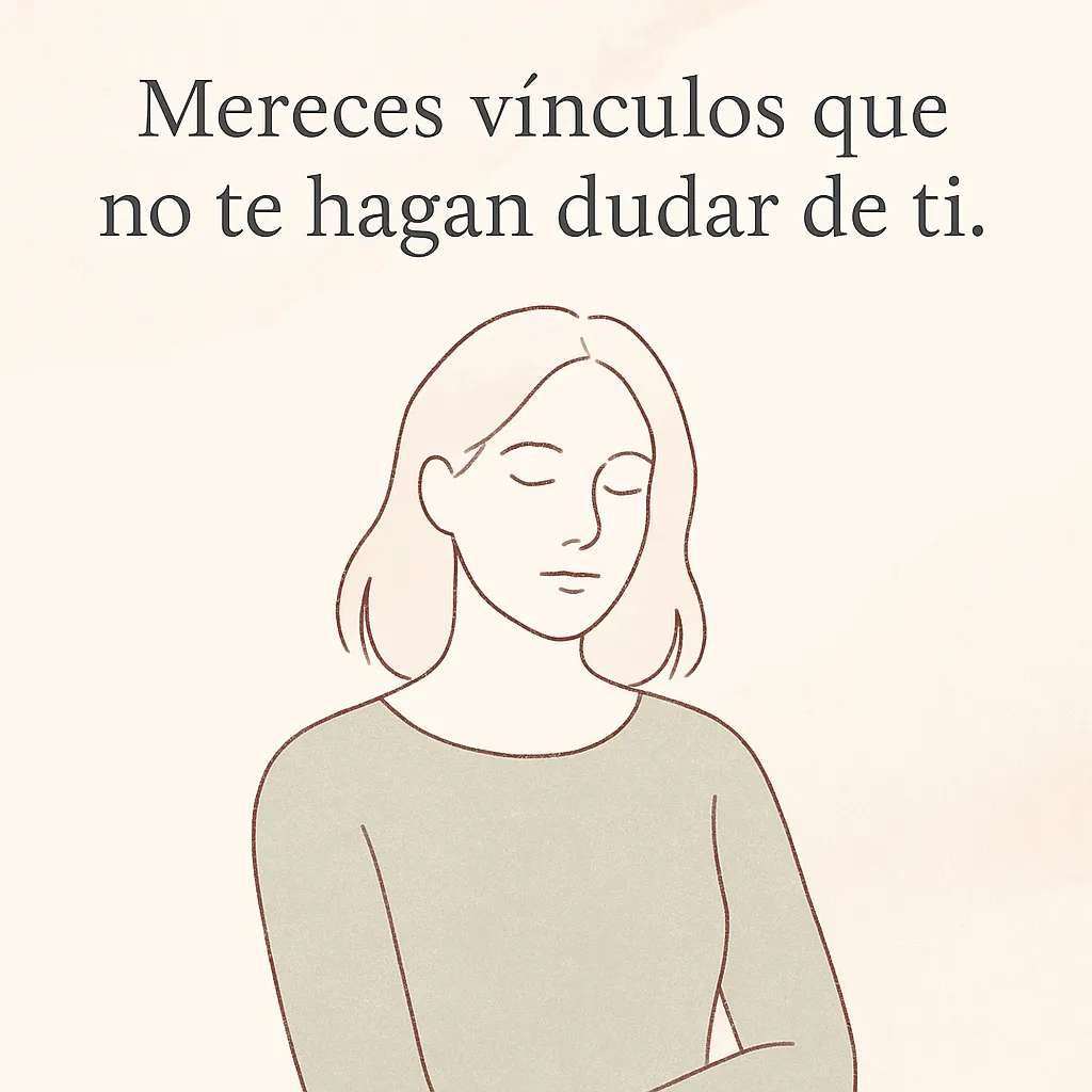 Ilustración emocional sobre escuchar al cuerpo en los vínculos
