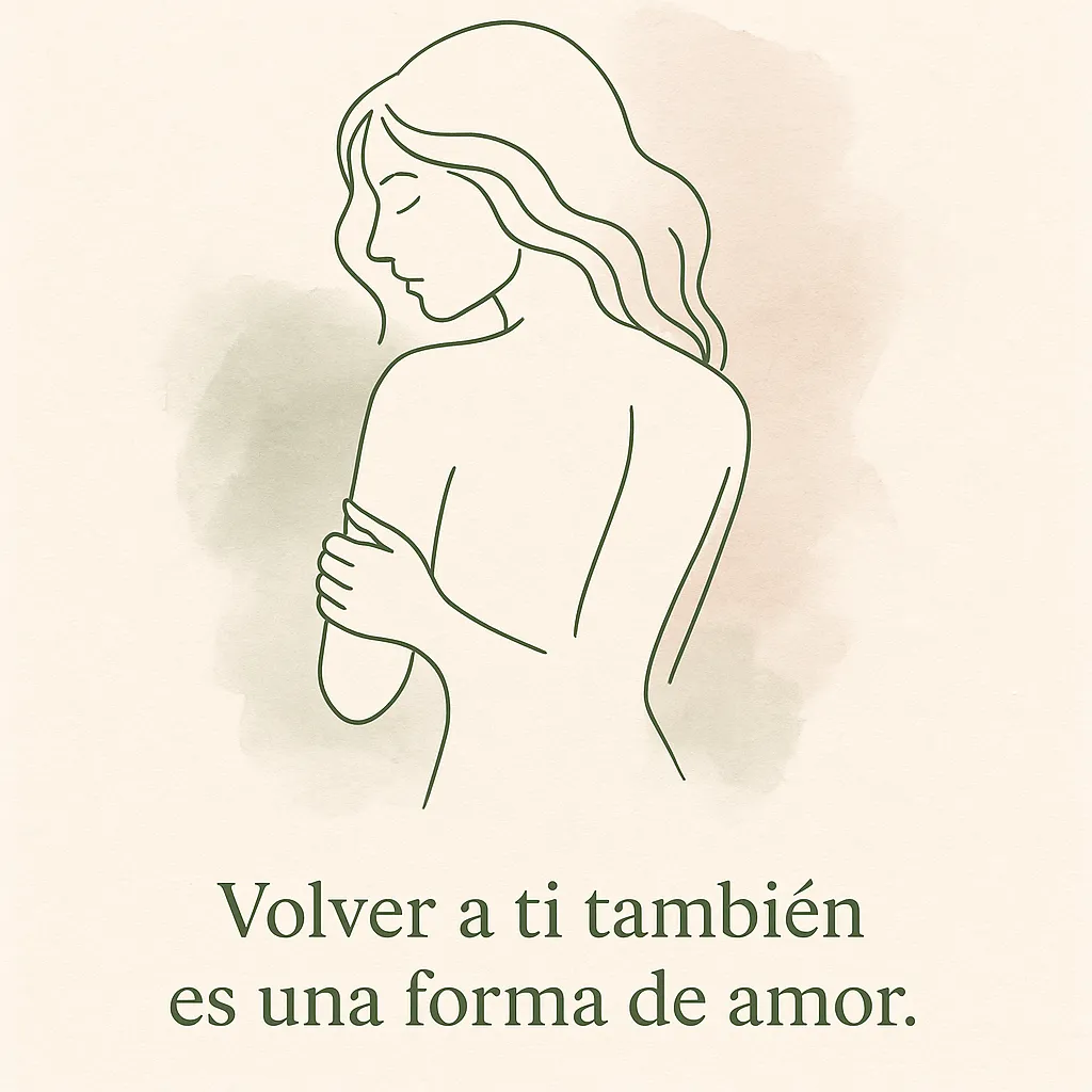 Ilustración emocional que acompaña el cierre de la historia de Paula