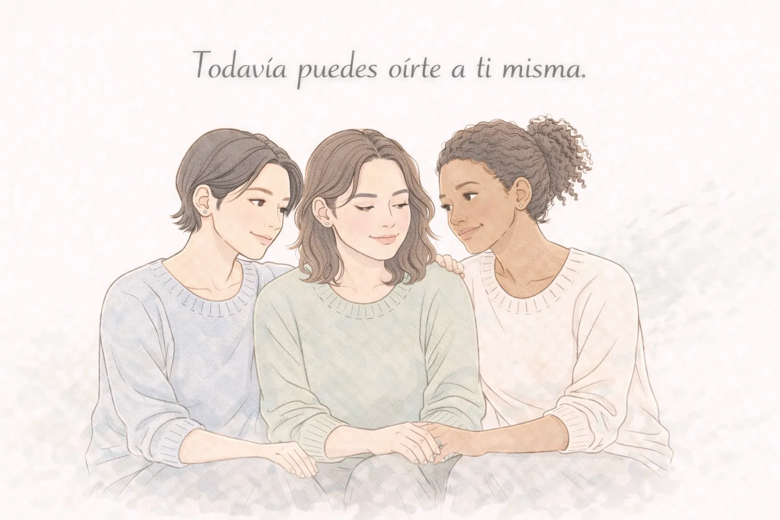 Ilustración emocional sobre autoestima y maternidad, cuidarte sin desaparecer