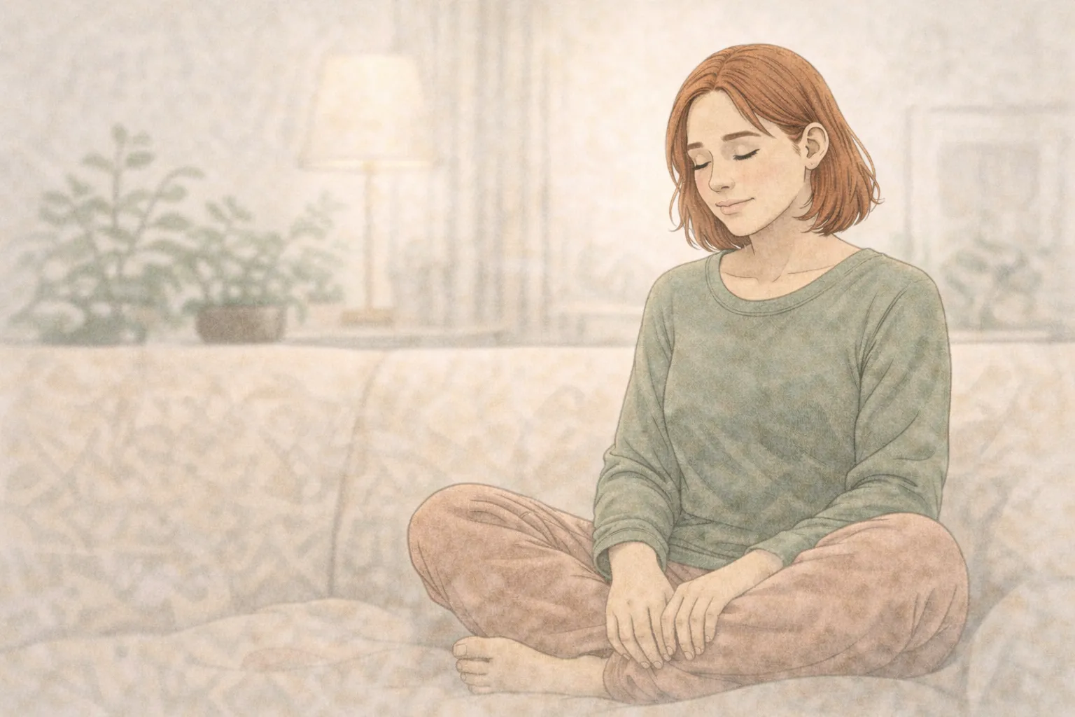Ilustración emocional sobre autoestima en las relaciones y dejar de buscar validación externa