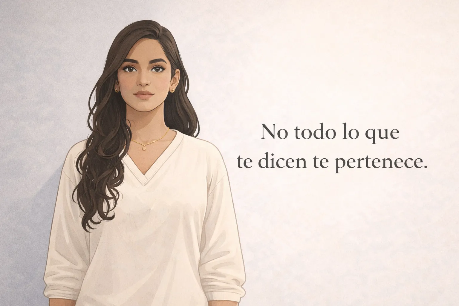 Mujer adulta reflexionando sobre frases que no ayudan en el duelo y construyendo un diálogo interno más respetuoso