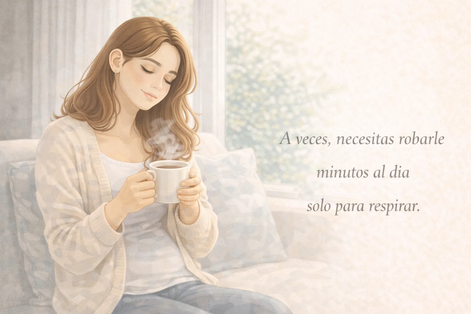 madre sintiendo culpa al intentar descansar en la maternidad
