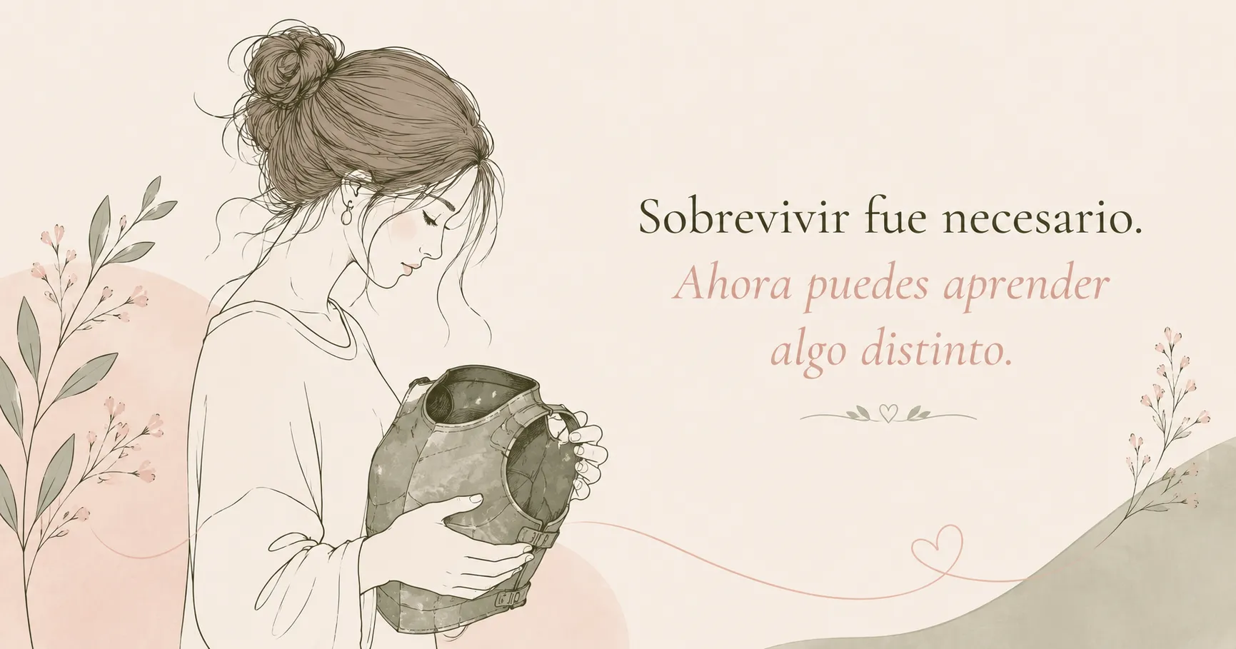 Sobrevivir fue necesario. Ahora puedes aprender algo distinto.
