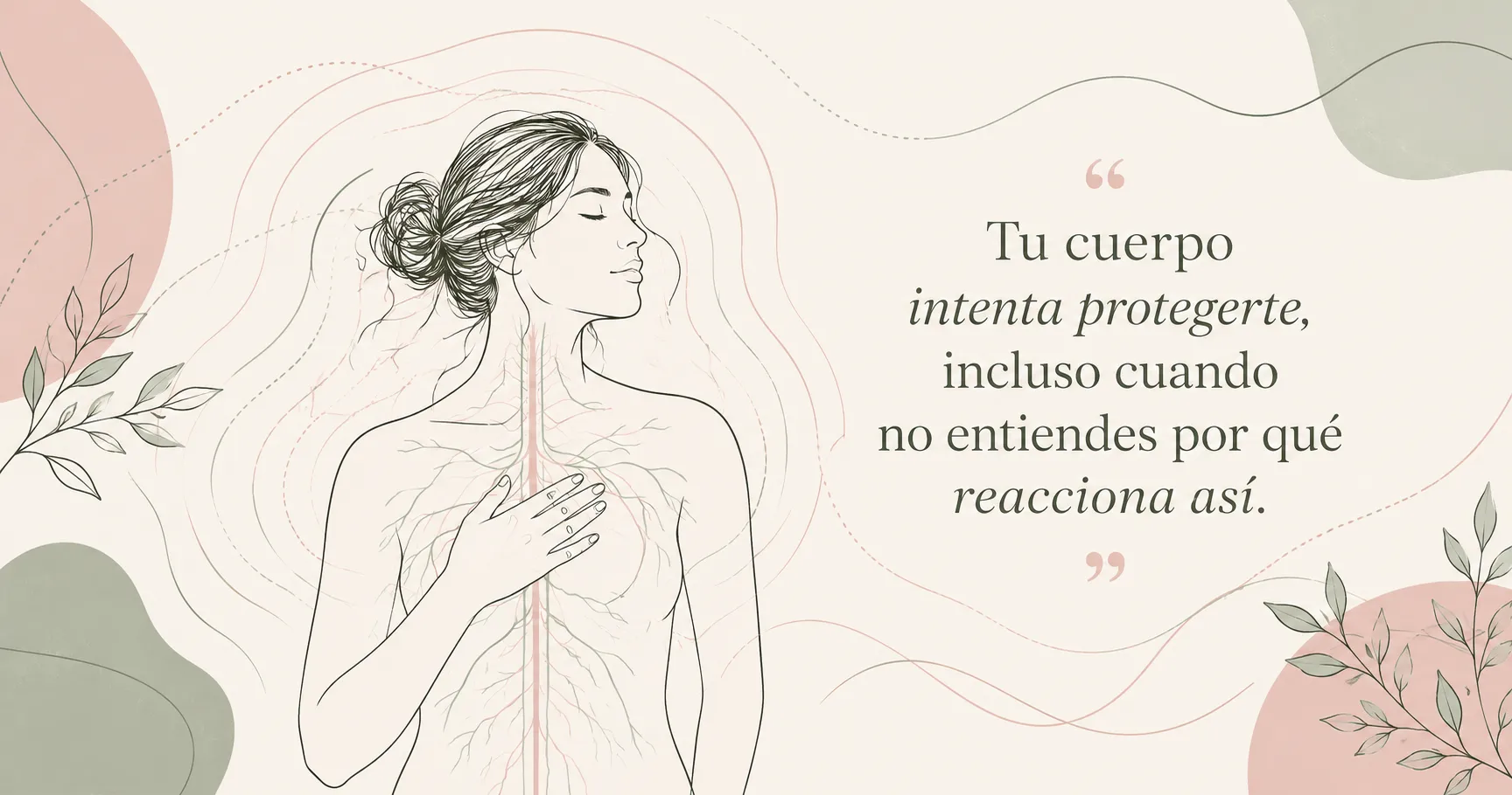Tu cuerpo intenta protegerte incluso cuando no entiendes por qué reacciona así.