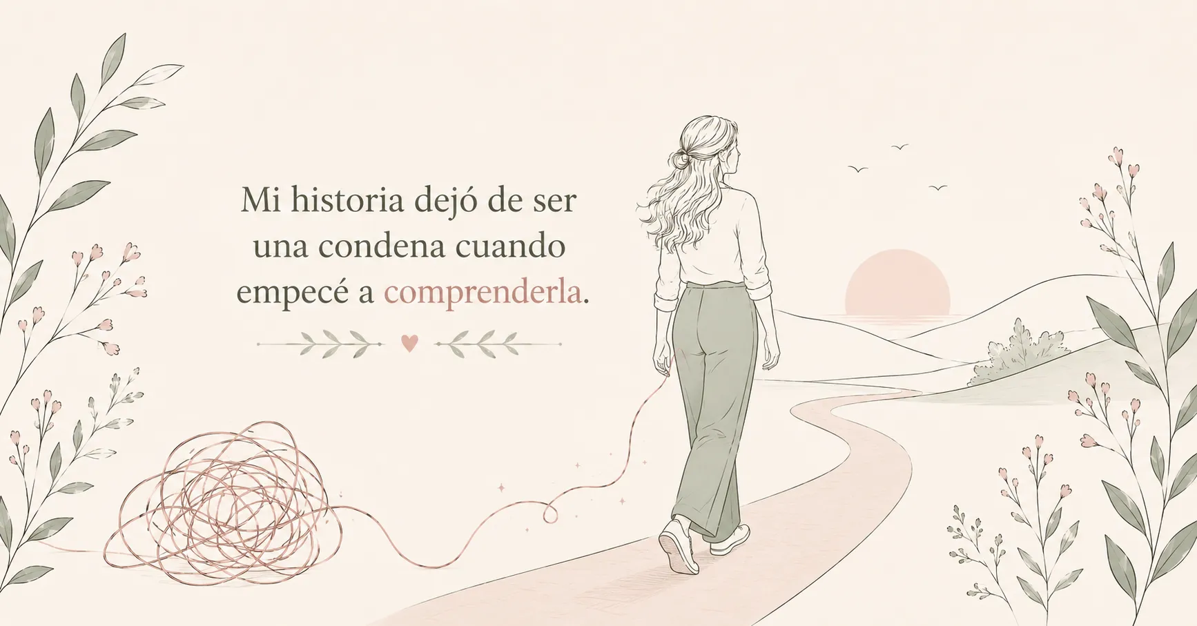 Mi historia dejó de ser una condena cuando empecé a comprenderla