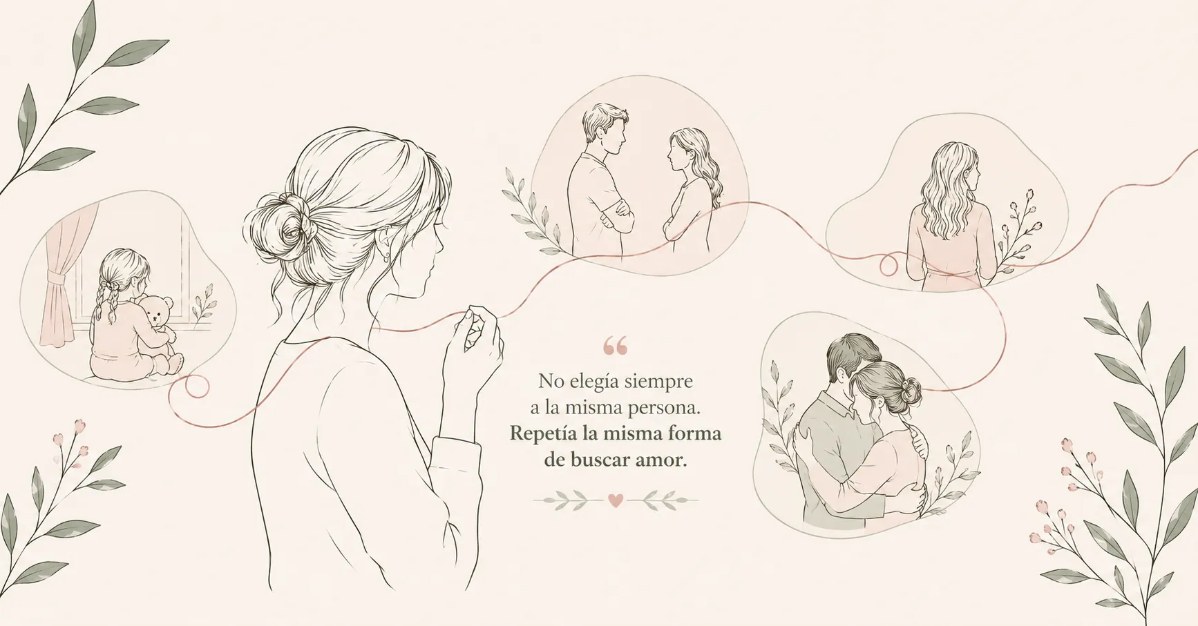 No elegía siempre a la misma persona, repetía la misma forma de buscar amor